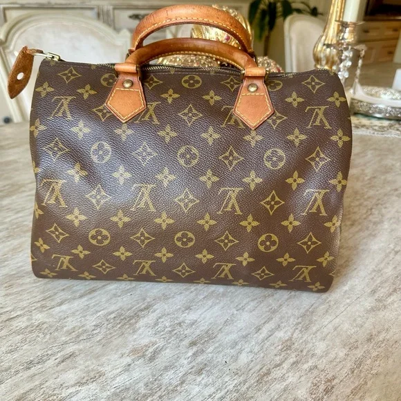 Louis Vuitton Monogram Brown speedy 30 - Picture 5 of 16